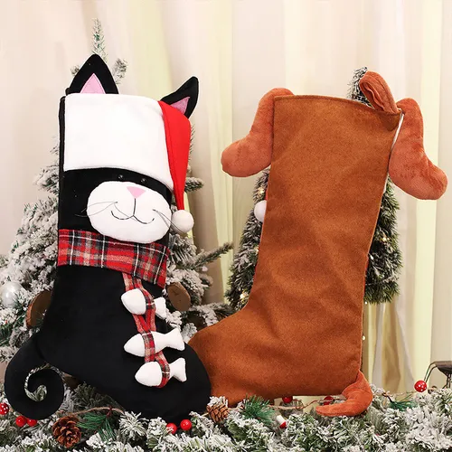 Adornos Navideños, Calcetines, Colgantes For Perros Y Gatos