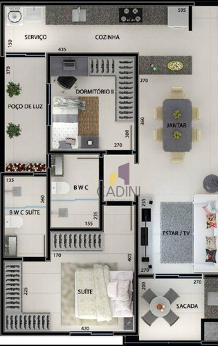 Imagem 3 de 4 de Apartamento À Venda - Pioneiros Catarinenses - Cascavel/pr - Ap0664
