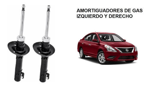 Par Amortiguadores Delanteros I/d Nissan Versa 2012-2013 777