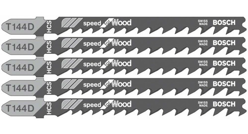 Hojas Sierras Caladora Madera Blanda Bosch T144d 2608667301