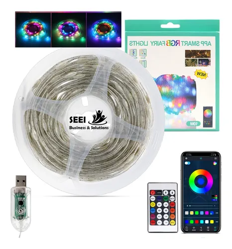 comprar Luces Rítmicas Rgb Bluetooth 10m+control+app Usb-5v