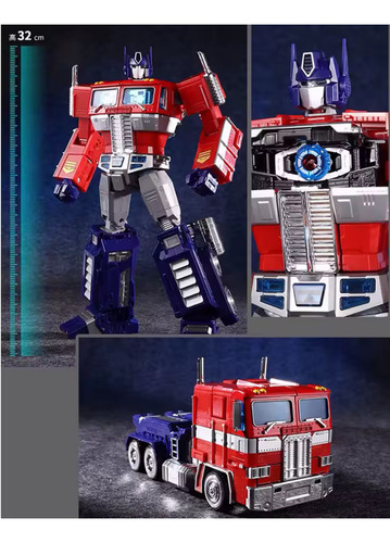 Optimus Prime Transformers Comander 30 Cm Con Caja Optimus Xp-10 30cm