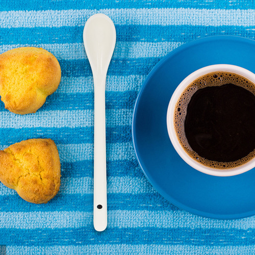 Cuchara De Café De Cerámica For Postres, 12 Unidades