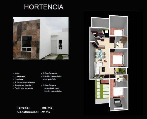 Preventa Casa 3 Recámaras En San José, Tulancingo Modelo Hortencia