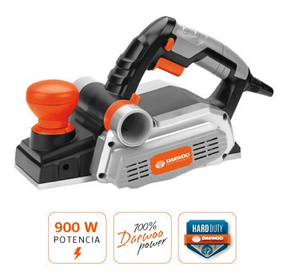 Cepillo Electrico De Mano Daewoo 82mm 900w Rebajador Garlopa