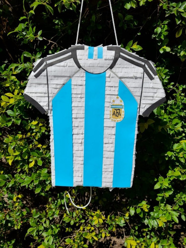 Piñata Camiseta Seleccion Mundial Argentina Futbol Cumpleaño