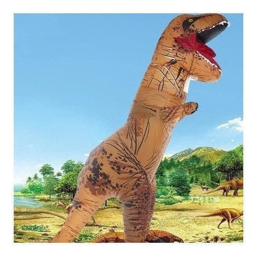 Espectáculo De Dinosaurios Divertido Traje Inflable