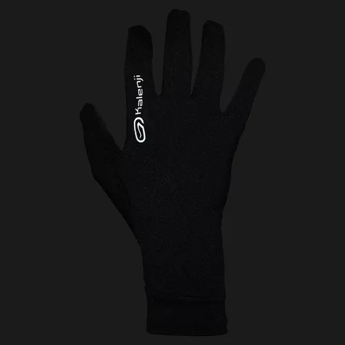 Guantes táctiles de Running Kalenji 100 negro - Decathlon