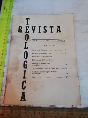 Revista Teológica No 30 1978