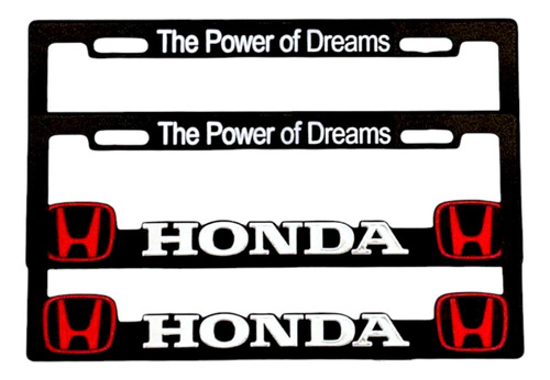 Par De Porta Placas Premium Honda