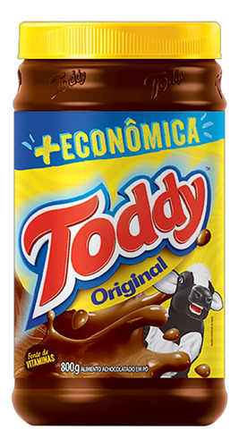 Achocolatado Em Pó Original Toddy Pote 800g + Econômica