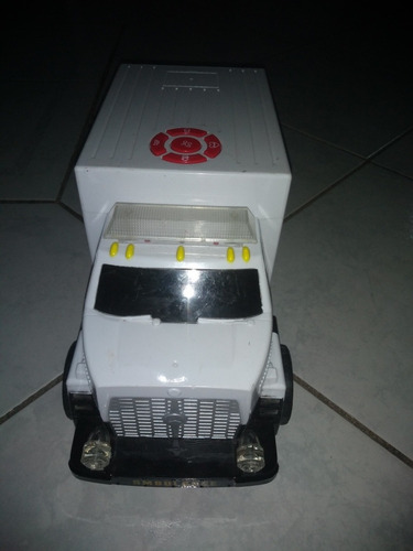 Vehículo Kid Galaxy Worker Ambulance Con Luces Y Sonido (Usado)