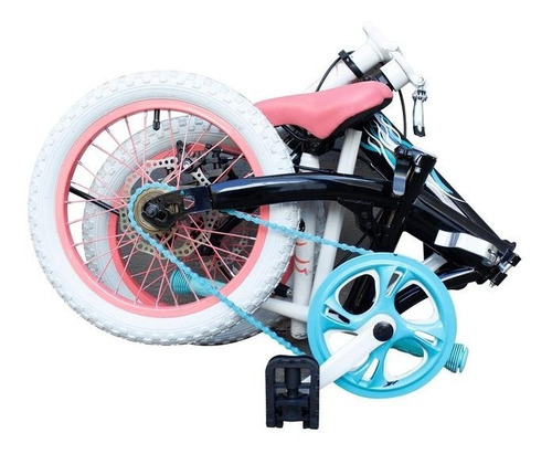 Bicicleta Plegable Bia 7152-t Rodado 16 Original Disney Lh