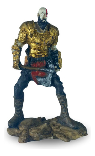 Kratos God Of War Boneco Coleção Personagem Resina 8059