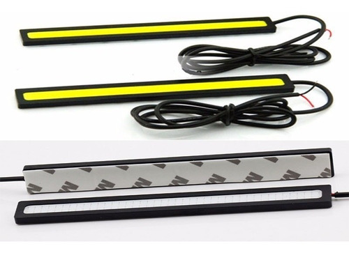 Led Drl Cob Kit Luces Auxiliares 17cm X2 Alto Brillo Xenon!!