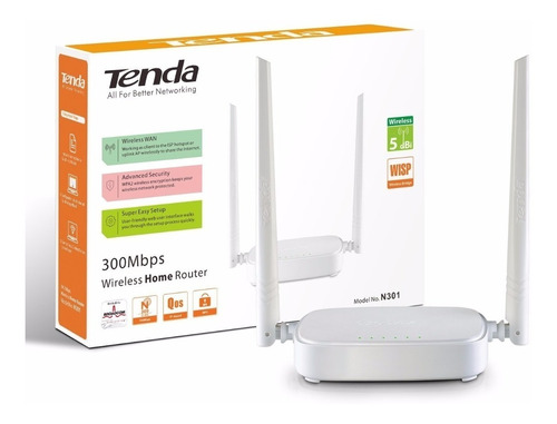 Router Wifi Y Repetidor Extensor Tenda N301  Diginet