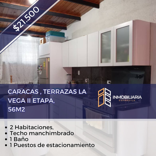 Se Vende Apto 56m2 2h/1b/1pe Terrazas De La Vega  Dayana