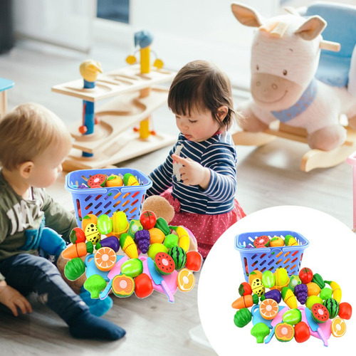 Cortar Jugar Juego De Alimentos Niños Pequeños 23 Piezas