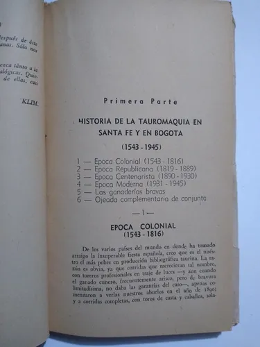 Los Toros En Bogotá, Historia Y Crítica / Camilo Pardo Umaña (Usado)