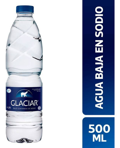 Agua Glaciar Mineral Sin Gas 500 Cc
