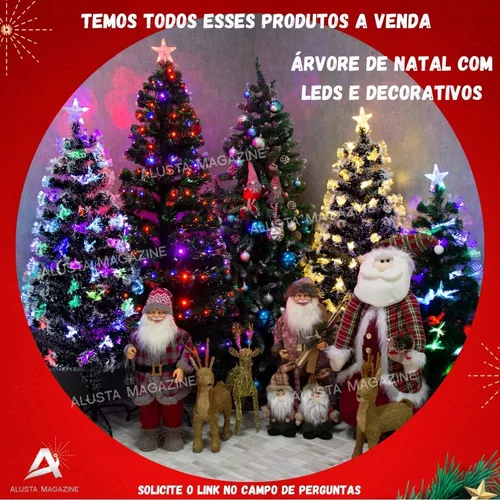 Mini Árvore De Natal Decorada 30cm - Bom Preço Magazine