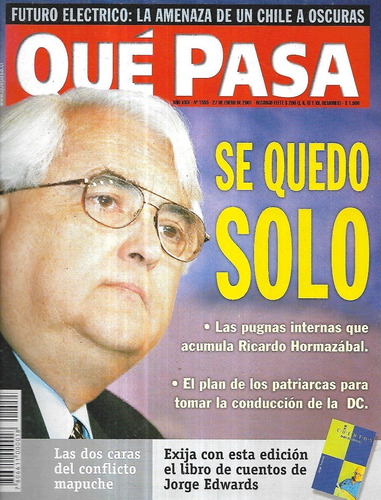 Revista Qué Pasa 1555 / 27 Enero 2001 / Ricardo Hormazábal