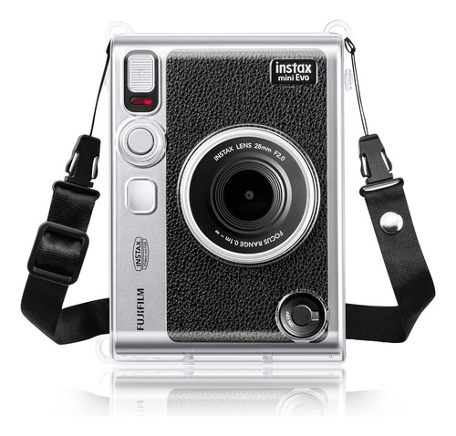 Rieibi Instax Mini Evo Case - Pc Polaroid Protective Clear C