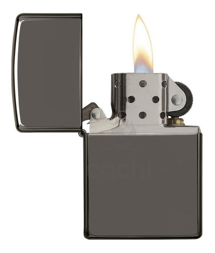 Imagen 2 de 7 de Encendedor Zippo Classic Black Ice 150