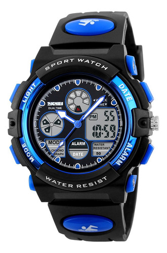 Reloj De Pulsera Digital Impermeable De Moda P/hombre/niño