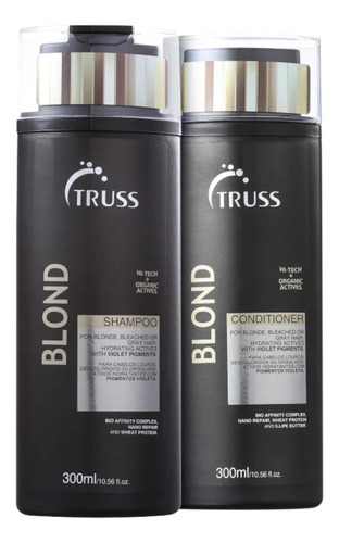 Blond Shampoo Condicionador Reconstrução Vegano 300ml Truss