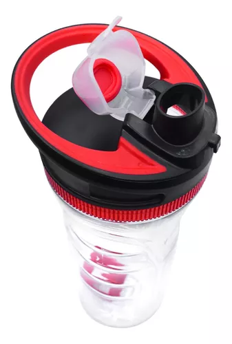  Gym Rabbit Vaso Shaker de 20 oz – Vaso mezclador y mezclador de  proteínas en botella (rojo transparente) : Hogar y Cocina