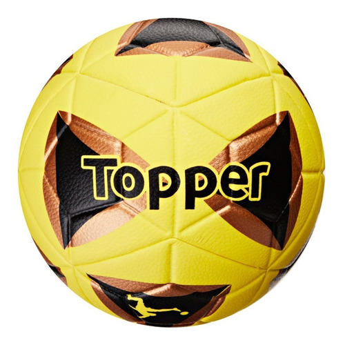 Bola De Futevôlei Airvility Topper Cor Amarelo, Laranja e Preto