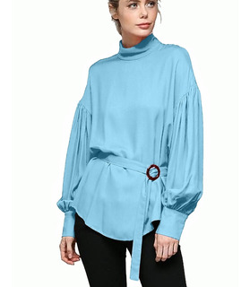 Blusa Camisa Dama Largo Colores Fresco Calidad Premium 