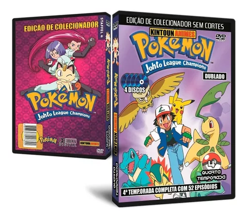 DVD Pokemon 4 Filmes Dublados