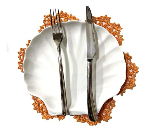 Bibitime 2pcs Hechos A Mano Individuales De Ganchillo 9.8 A