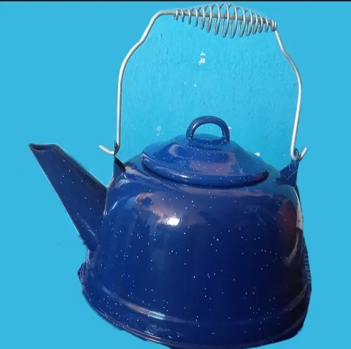 Tetera De Cerámica Azul