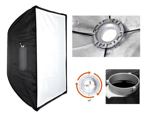 Softbox Godox Caja De Luz 60x90cm + Tripie Linco 2.10m