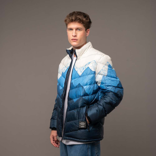 Campera De Abrigo Rusty Positan Blanca Hombre