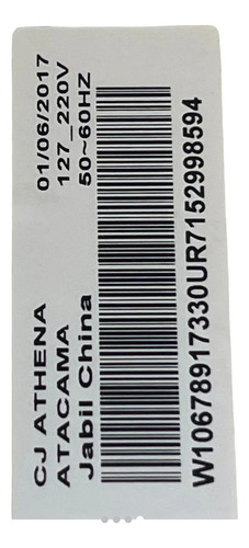 Placa Plaqueta W10678917 Heladera Whirlpool/consult/bivolt
