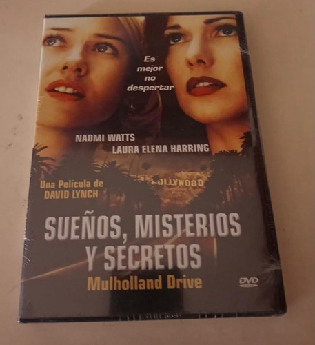 Sueños Misterios Y Secretos Mulholland Drive Naomi Watts Dvd