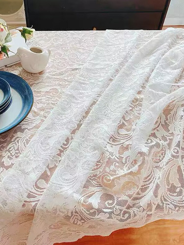 Mesas Rectangulares, Mesa De Boda, Mantel De Encaje Para