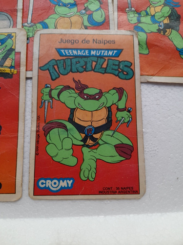 27 Cartas Tortugas Ninjas Teenage Mutant Turtles Cromy 