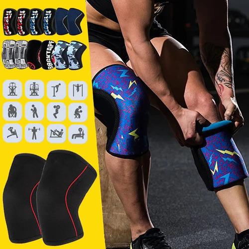 Para Joelheiras Esportivas De Neoprene Wv 7mm Para Mulheres,