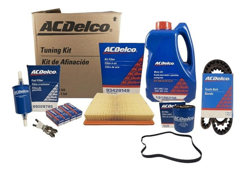 Kit De Afinación Chevy 1996 - 2008 Con A/c Acdelco + Bandas