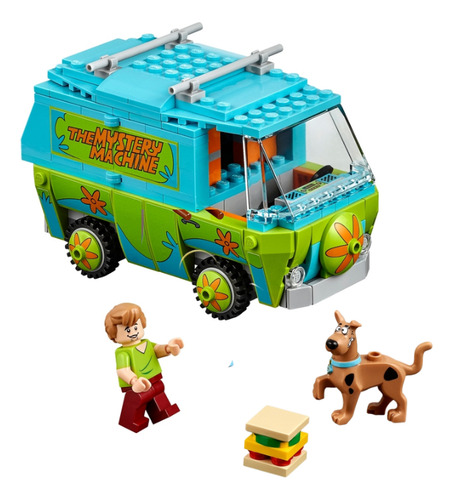Scooby-doo Mystery Machine Compatible Mega Construx Bloques