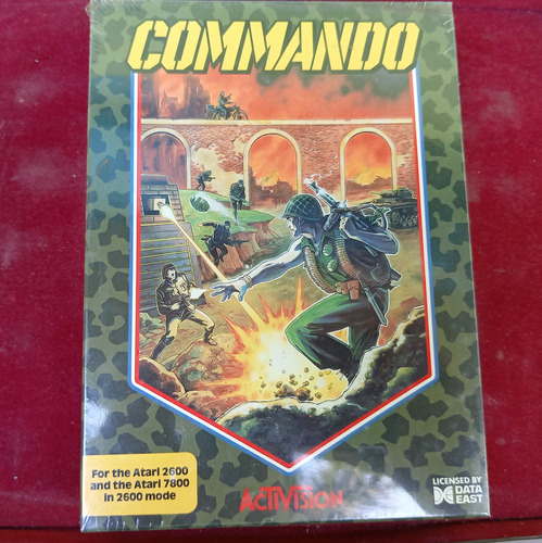 Commando ( Juego Atari 2600 ) ( Nuevo ) 40v        _\(^o^)/_