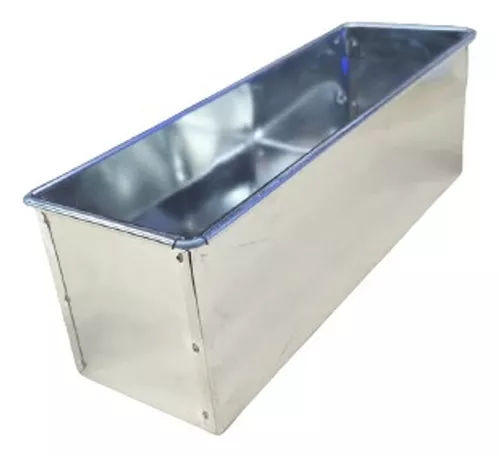 Molde Pan Lactal Metalico Sin Tapa -30 X 10 X 10- X Unid.