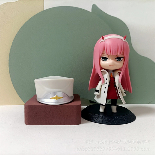 Set De 3 Figuras Darling In The Franxx Zero Two.