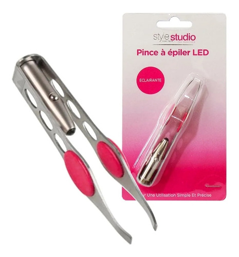 Pinza De Cejas Luz Led - Depilador Perfilado Profesional