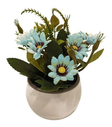 Planta Artificial Flor Con Maceta Colores M15 - Sheshu Home